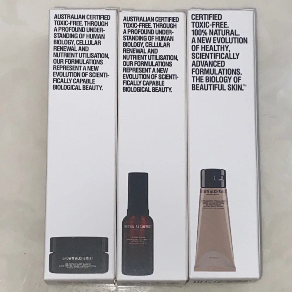 Grown Alchemist Skincare Trio,‎ New in Box